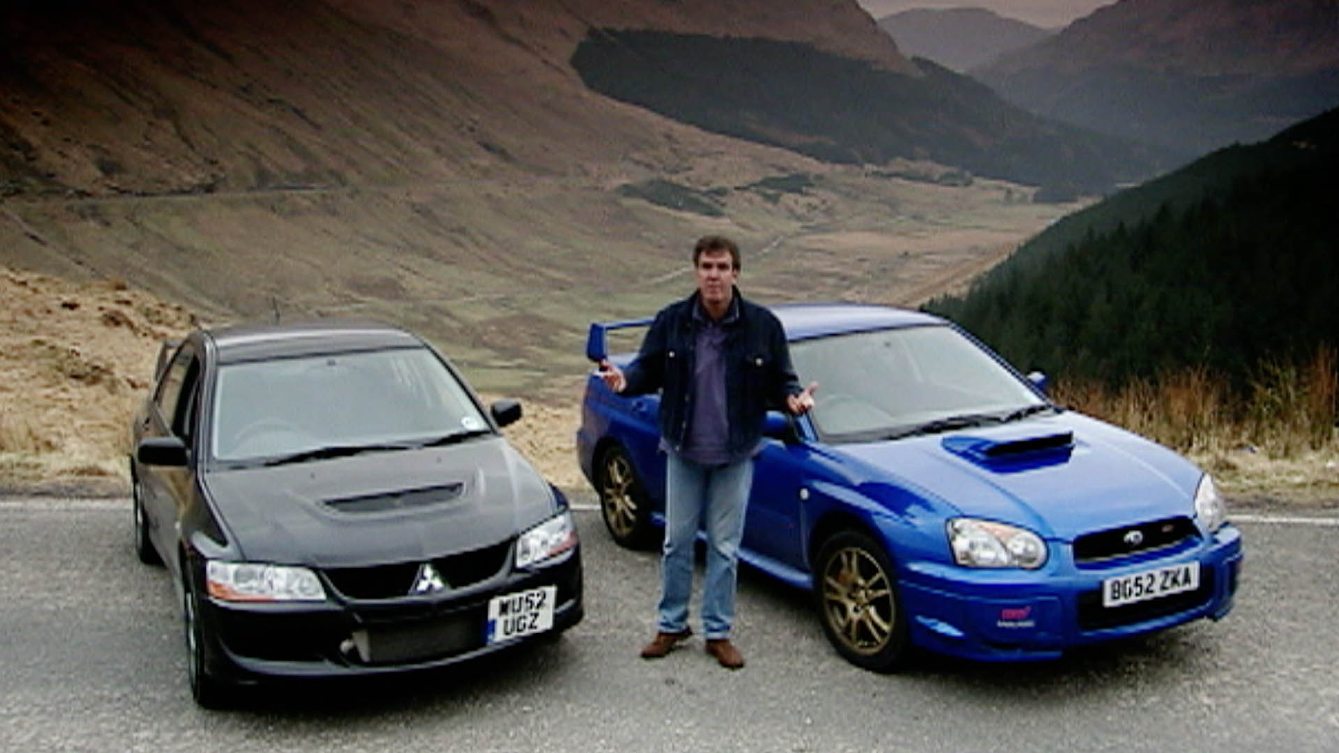 Top Gear 2, Episode 6 Mitsubishi Evo VIII vs. Subaru Impreza STI MotorTrend