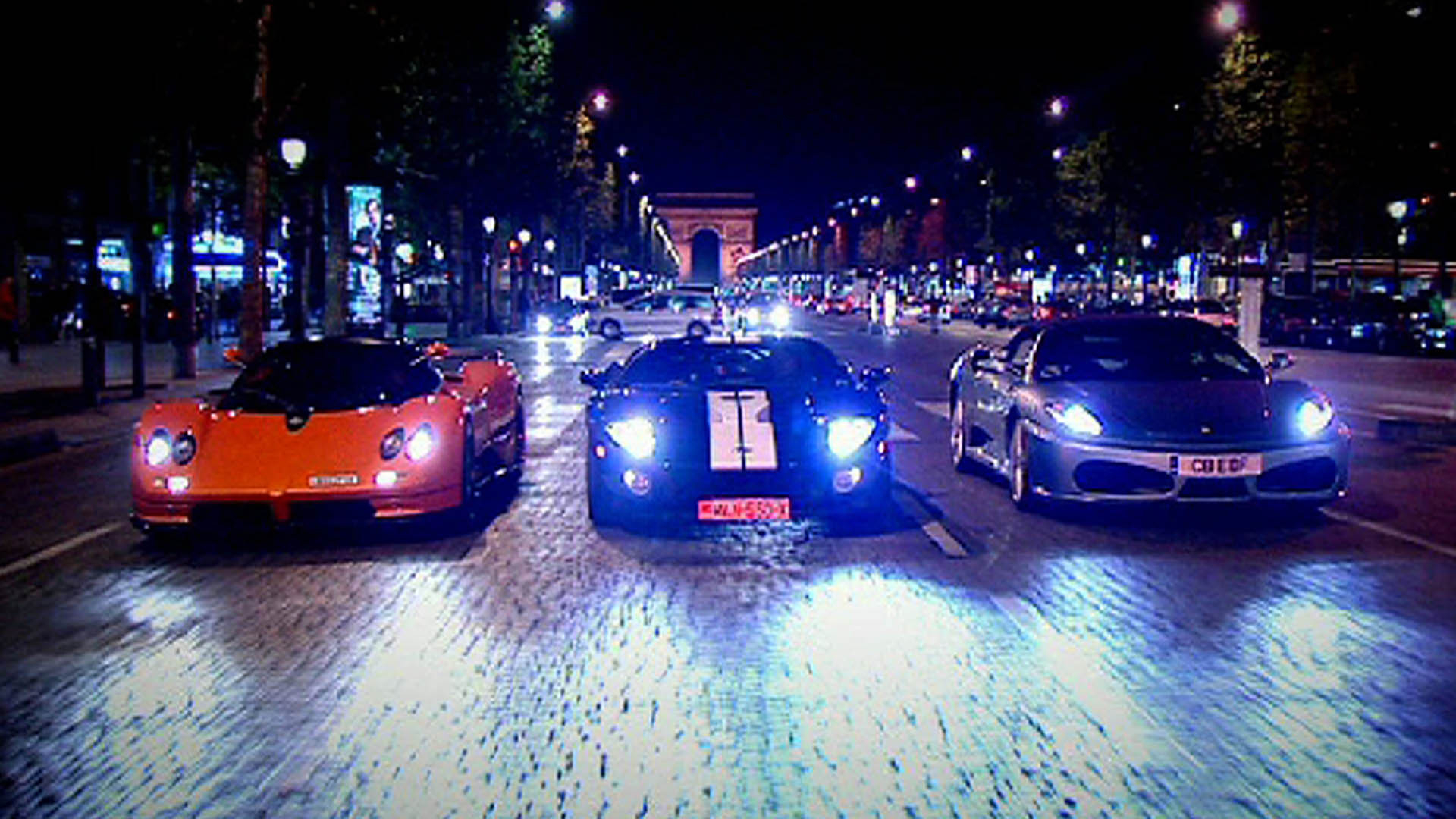Top Gear 7, Episode 3 Supercar Road Trip Ford GT vs. Ferrari F430 vs. Pagani Zonda MotorTrend