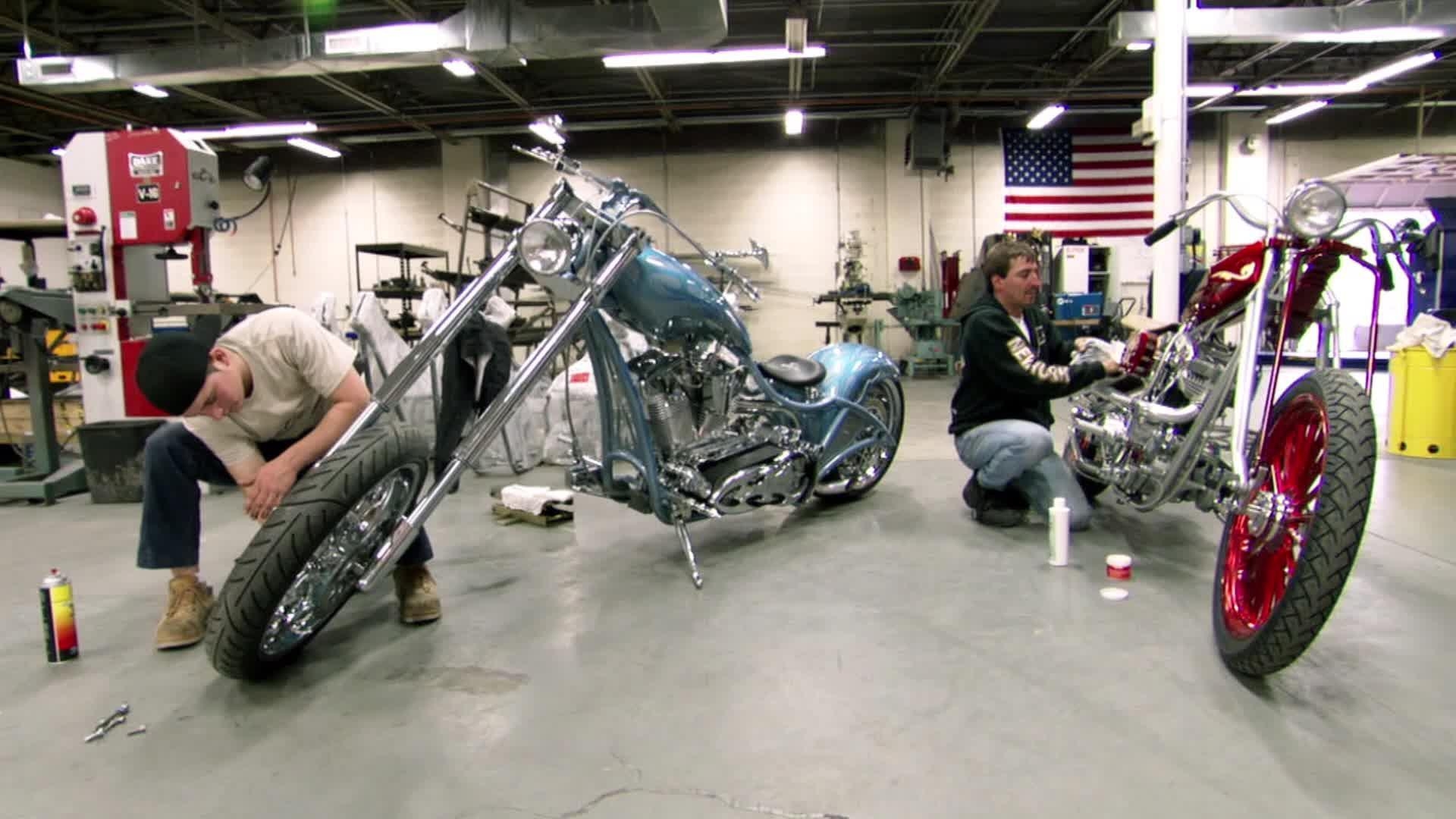 american chopper dodge ram bike