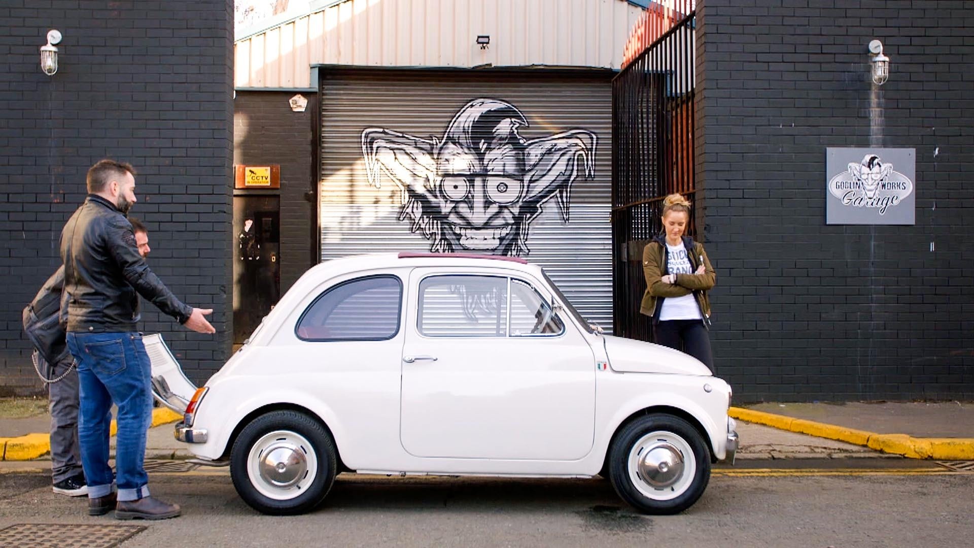 Goblin Works Garage 3 Episode 2 Ev Fiat 500 Motortrend