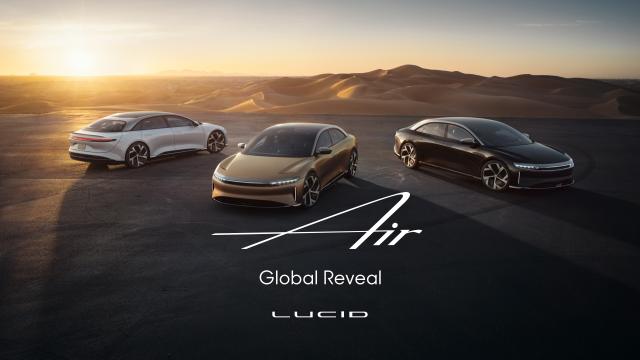 Lucid air store global reveal