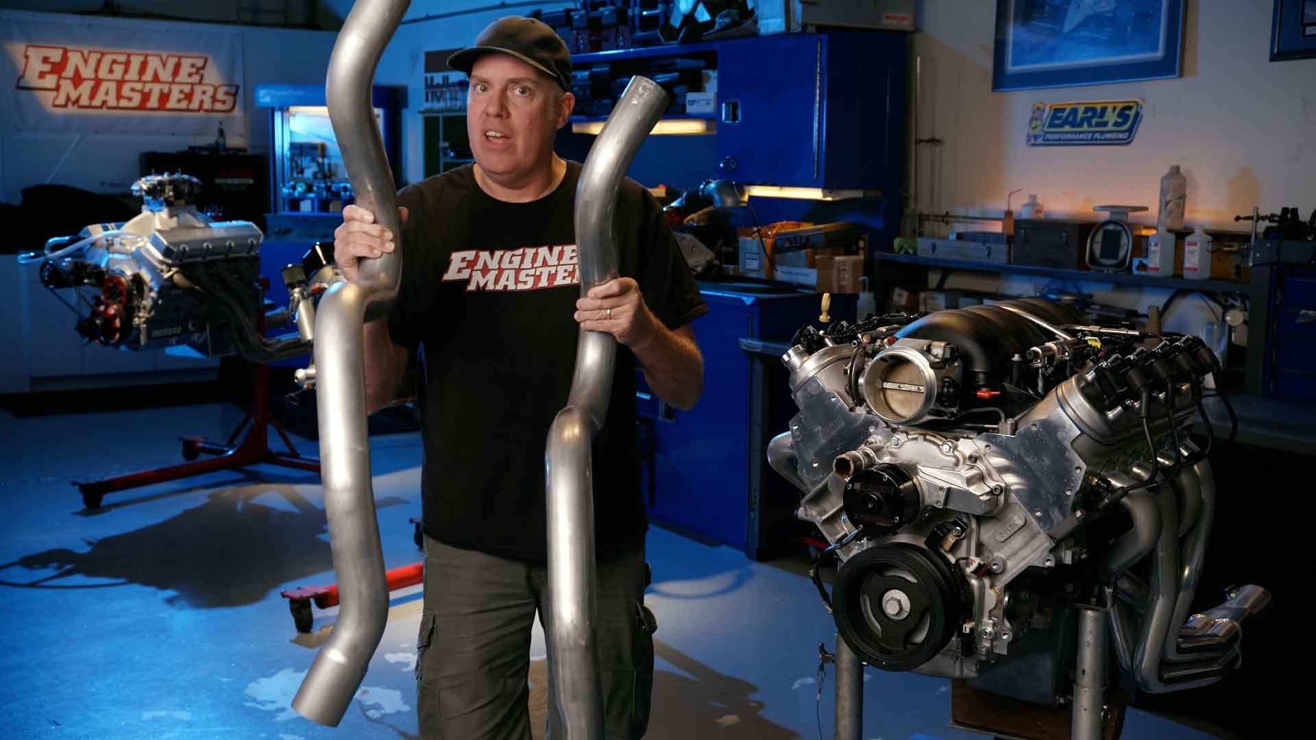 Engine Masters 6, Episode 83 Mandrel v. CrunchBent Exhaust