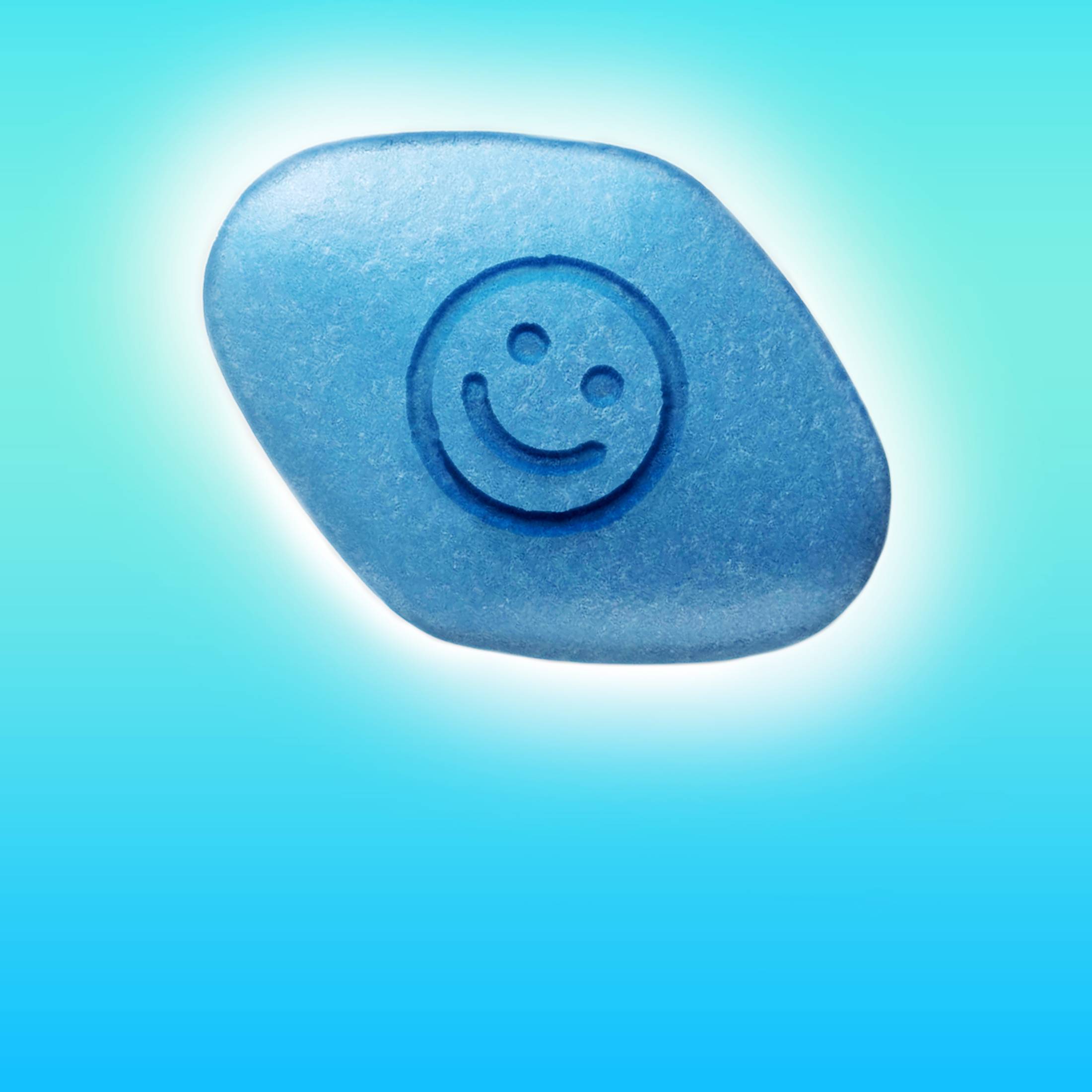 3927 Round Blue Pill - sl9cyno